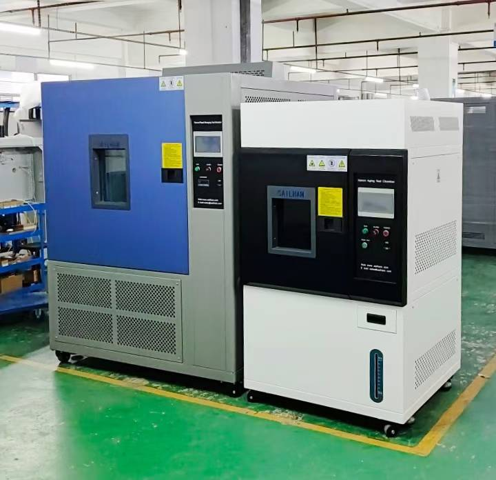 150L非标氙灯老化箱出口巴西、1000L快温变箱(线性5℃)